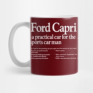 FORD CAPRI - advert Mug